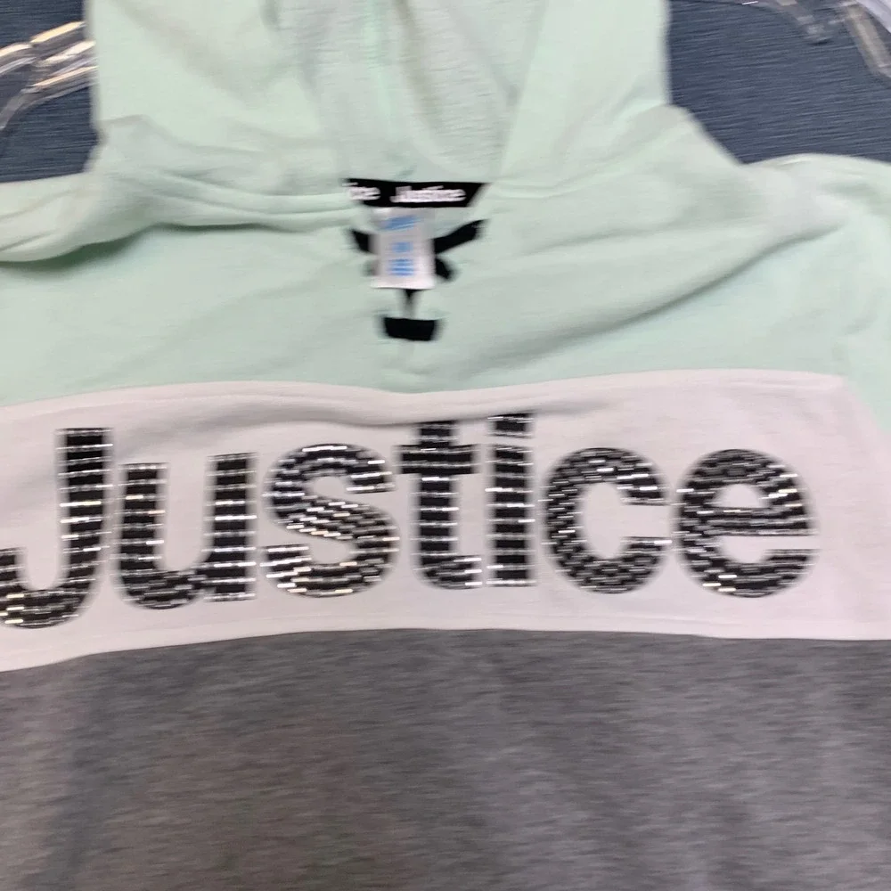 Justice cropped hoodie